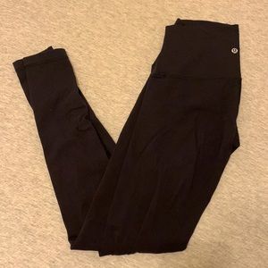 lululemon Black Wunderunder long leggings